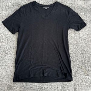 Black V-Neck Men's Shirt